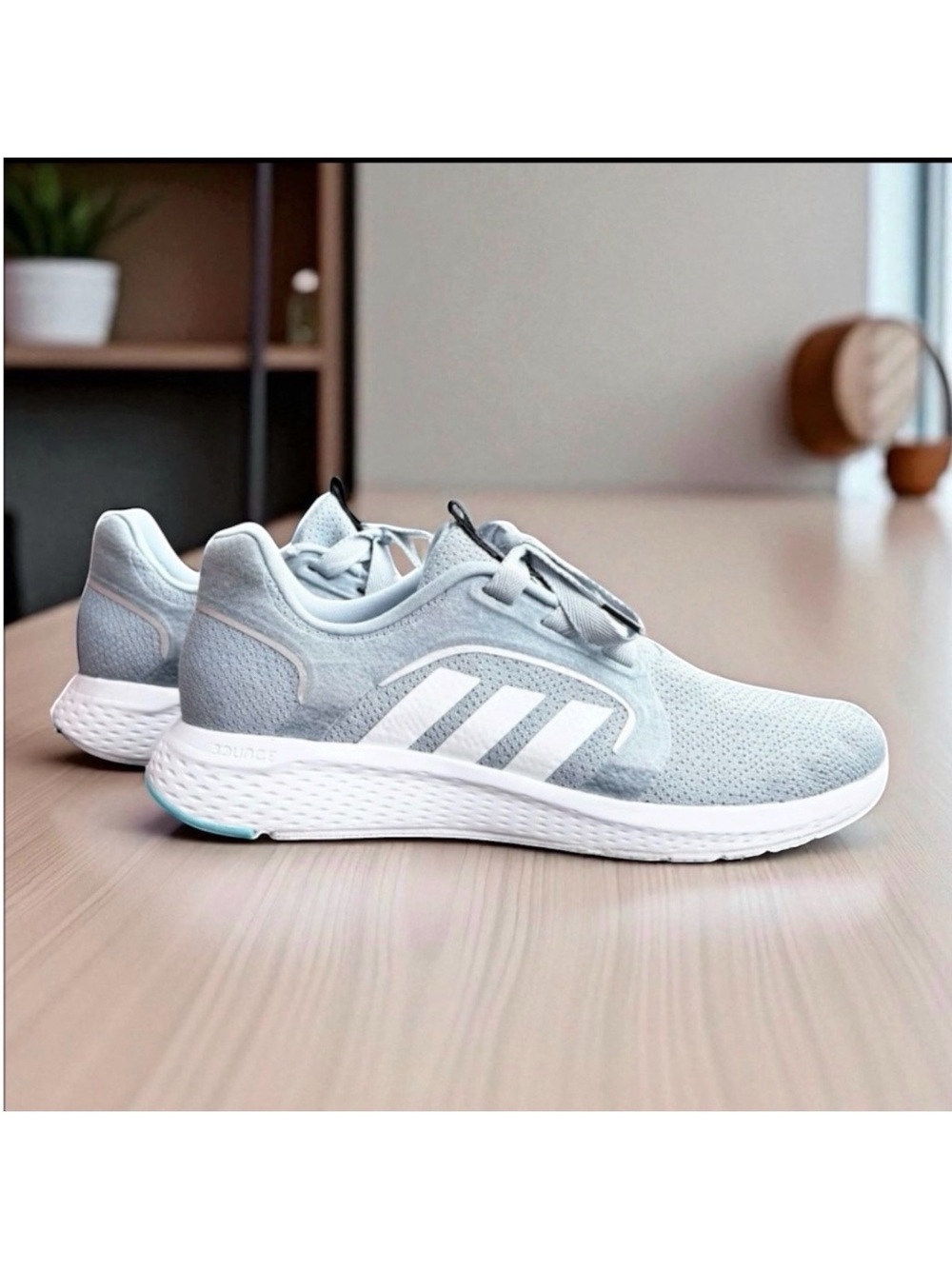 ADIDAS Edge Lux 5 Running Shoe | Blue Grey /White/Silver Metallic | Size 9